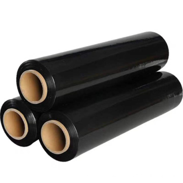 Бесплатный образец LLDPE Packing Wrapping Roll Black Stretch Film